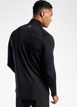 Load image into Gallery viewer, Gym King Sport Race 1/4 Zip Funnel Neck - Black