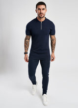 Load image into Gallery viewer, GK Victor Zip Polo - Navy