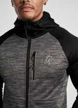 Load image into Gallery viewer, GK Olympus Full Zip Hoodie - Black/Charcoal Marl
